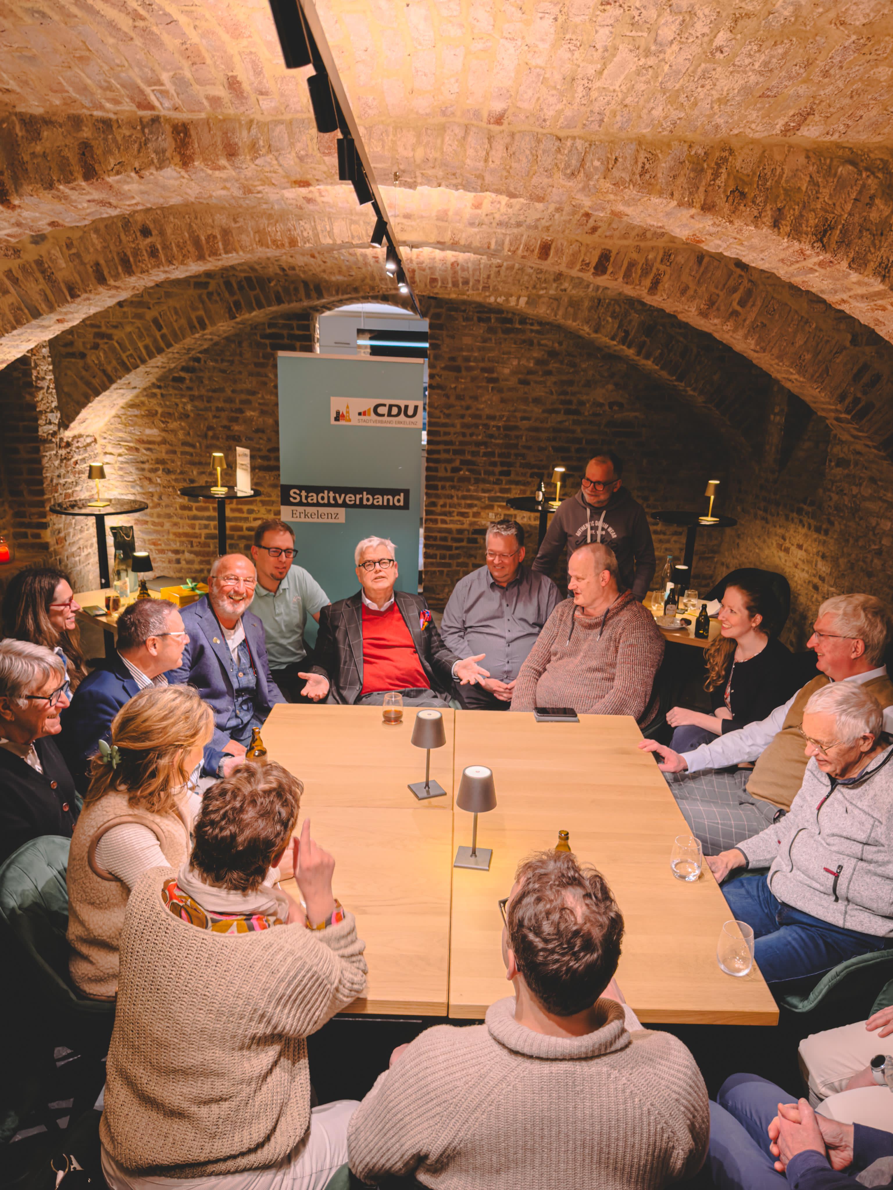 Der CDU-Stammtisch in Erkelenz zeigte eindrucksvoll, wie lebendig, offen und anregend politische Diskussion an der Basis sein kann. �Foto: CDU Erkelenz
