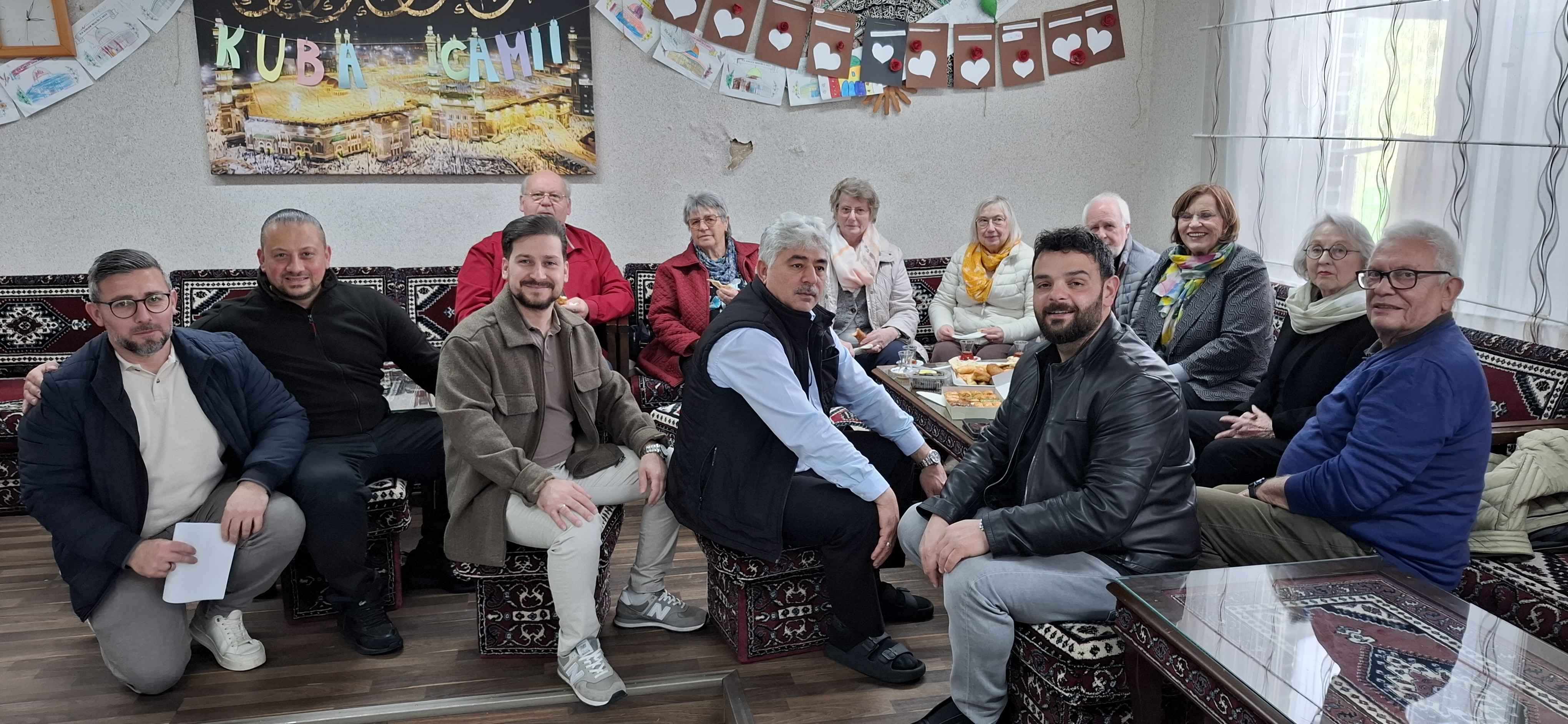 Die EAK beim traditionellen Karfreitagsbesuch in der Boschelner Moschee. �Foto: EAK KV Heinsberg